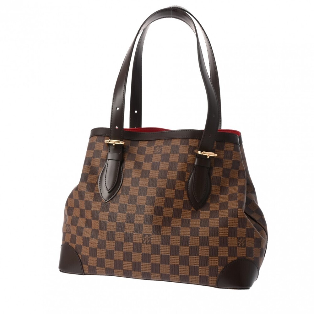 Louis Vuitton Tote Brown Damier Bag Hampstead Handbag Canvas